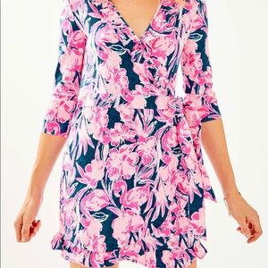 NWT Lilly Pulitzer Jessalynne Wrap Romper M